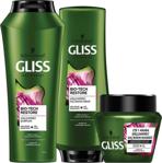 Gliss Bio-Tech Restore Şampuan 500 Ml + Saç Kremi 360 Ml + Saç Maskesi 300 Ml Saç Bakım Seti