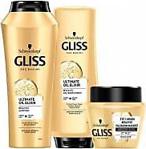 Gliss Gliss Ultimate Oil Elixir Şampuan 500 Ml + Saç Kremi 360 Ml + Maske 300 Ml Saç Bakım Seti