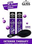 Gliss Intense Theraphy Sıvı Saç Kremi 200 Ml X 2 Adet + Saç Fırçası