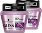 Gliss Serum Deep Repair 300 Ml 2 Adet Canlılığını Yitirmiş Saç Maskesi