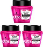 Gliss Supreme Length 300 Ml 3 Adet Zarar Görmüş Uzun Saçlara Bakım Maskesi