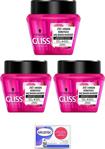 Gliss Supreme Length Saç Maskesi 300 Ml 3 Adet