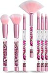 Gnx 7'Li Sıvı Pırıltılı Makyaj Fırça Seti - Liquid Glitter Makeup Brush Set 7 Pcs