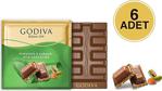 Godiva Antep Fıstık Karamel Kare Çikolata 6 Adet