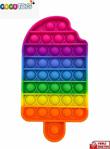 Gogu Toys Push Bubble Pop It Rainbow Gökkuşağı Ice Cream Dondurma Duyusal Stres Atma 10X19 Büyük Boy