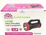 Gold Kama Uzun Mesafeli 15W Led El Feneri