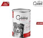 GoldDog Kuzu Etli Köpek Konservesi 415 Gr 24 ADET