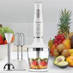 Goldmaster Kitchenmix 1000W Güçlü Motor Turbo Hız Ayarlı 3 In 1 Blender Set Beyaz In6140