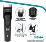 Goldmaster Sigma Şarjlı Ayarlanabilir Kadranlı Saç Ve Sakal Şekillendirici Kesme Makinesi