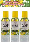 Golf Cosmetics Limon Kolonyası Aerosol Sprey 80 Derece 150 Ml 3'Lü Ekonomik Paket