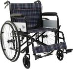 Golfi̇ Refakatçi Frenli Katlanabilir Manuel Tekerlekli Sandalye