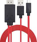 Gomax Samsung Galaxy S3/S4/S5 Note 2/3 Uyumlu Micro Usb Mhl To Hdmi Hdtv Kablo