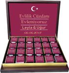 Gondol Çikolata Evlilik Cüzdanı Nişan Nikah Çikolatası