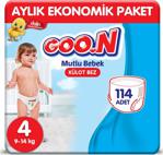 Goon Mutlu Bebek 4 Numara Maxi 38'li 3 Paket Külot Bebek Bezi