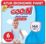 Goon Mutlu Bebek 6 Numara Large 36'Lı 4 Paket Külot Bez