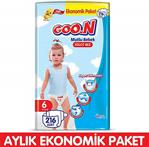 Goon Mutlu Bebek Külot Bez 6 Beden Aylık Ekonomik Paket 216 Adet