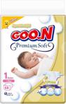 Goon Premium Soft 1 Numara Yenidoğan 68'li Jumbo Paket Bebek Bezi