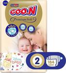 Goon Premium Soft 2 Beden 184'Lü Bebek Bezi