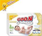 Goon Premium Soft 2 Numara Mini 34 Adet 3'lü Paket Bebek Bezi