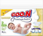 Goon Premium Soft 2 Numara Mini 34'lü Bebek Bezi