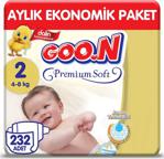 Goon Premium Soft 2 Numara Mini 58'li 4 Paket Bebek Bezi