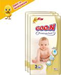 Goon Premium Soft 3 Numara Midi 40'lı 3 Paket Bebek Bezi