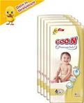 Goon Premium Soft 4 Numara 34'lü 5 Paket Bebek Bezi