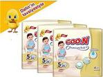 Goon Premium Soft 5 Numara Junior 24'lü 3 Paket Bebek Bezi