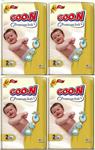 Goon Premium Soft Bebek Bezi 2 Beden 58 Adet 4' lü Paket