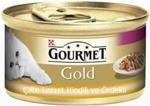 Gourmet Gold Hindili ve Ördekli 85 gr 12'li Paket Yetişkin Kedi Konservesi