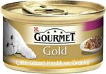 Gourmet Gold Hindili ve Ördekli 85 gr 24'lü Paket Yetişkin Kedi Konservesi