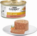 Gourmet Gold Kıyılmış Ördekli Havuçlu ve Ispanaklı 85 gr 12'li Paket Yetişkin Kedi Konservesi