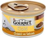 Gourmet Gold Kıyılmış Ördekli Havuçlu ve Ispanaklı 85 gr Yetişkin Kedi Konservesi