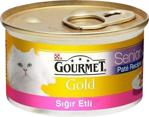 Gourmet Gold Kıyılmış Sığır Etli 85 gr Yetişkin Kedi Konservesi