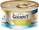 Gourmet Gold Okyanus Balığı ve Sebzeli 85 gr Yetişkin Kedi Konservesi