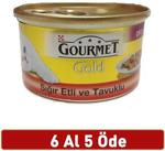 Gourmet Gold Sıgır Etli Tavuklu 85 gr 6'lı Paket Yetişkin Yaş Kedi Maması