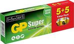 Gp 5+5 Super Alkalin Pil Aaa