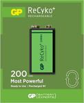 Gp Batteries Gp Recyko 200 Serisi 9V Nimh Şarjlı Pil
