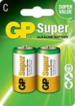 Gp Batteries Gp14A Süper Alkalin Lr14/E93/C Orta Pil, 1.5 Volt, 2'Li Kart