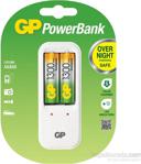 GP Powerbank PB410 Pil Şarj Cihazı 2 Adet 1300 Şarjlı Pil Hediyeli