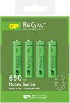 GP Recyko 650 mAh Şarjlı 4'lü AAA Pil