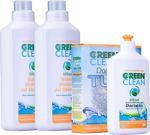 Green Clean Bulaşık Makinesi Jel Deterjan 1 Lt. + Jel Deterjan 1 Lt. Tuz 1,5 Kg. Parlatıcı 500 M