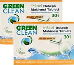 Green Clean Bulaşık Makinesi Organik Bitkisel Tablet (30 Adet) X 2 Adet