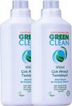 Green Clean Çok Amaçlı Yüzey Temizleyici 1 Lt 2' Li Set