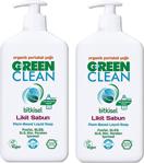 Green Clean Organik Portakal Yağlı Bitkisel Likit El Sabunu 500 Ml 2'Li