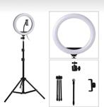 Gringo Joytech Youtuber Led Tripod Işıklı Telefon Tutucu Makyaj Işığı Ring Light 10 Inç + 2.1 M Tripod