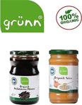 Grünn Organik Keçiboynuzu Pekmezi 850 Gr + Grünn Organik Tahin 300 Gr