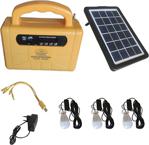Güneş Enerjili Everton Rt-904 Solar Panelli Mp3 Radyo Işıldak Fener Aydınlatma