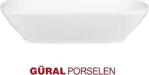 Güral Porselen Eo17Kr 17 Cm Dörtgen Kayık Tabak - 12 Adet