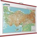 Gürbüz 70x100 Kabartma Türkiye Haritası (25010)